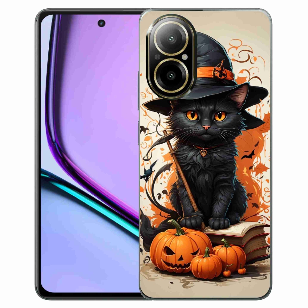 Gelový kryt mmCase na Realme C67 - kocour čaroděj