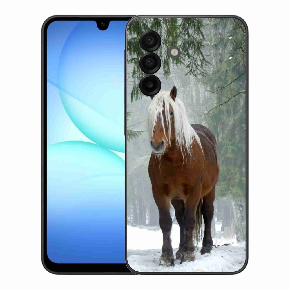 Gelový kryt mmCase na Samsung Galaxy A17 4G/5G - kůň v lese