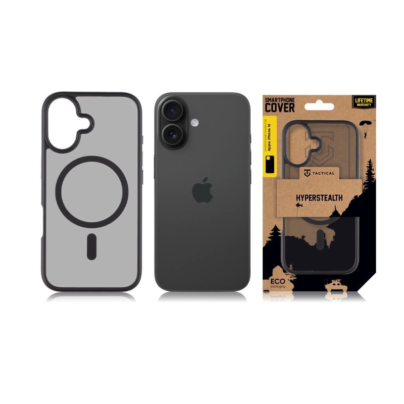 Tactical MagForce Hyperstealth Kryt pro iPhone 16 Asphalt