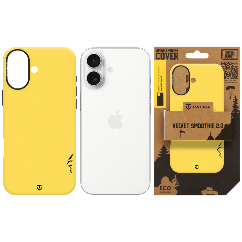 Tactical MagForce Velvet Smoothie 2.0 Kryt pro Apple iPhone 17 Banana