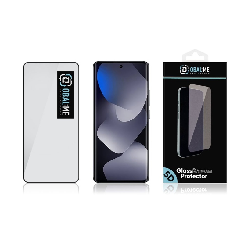 OBAL:ME 5D Tvrzené Sklo pro Xiaomi Redmi Note 15 4G/5G/Poco M8 5G Black