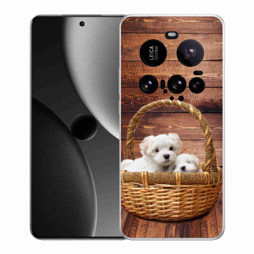 Gelový kryt mmCase na Xiaomi 15 Ultra - štěňátka
