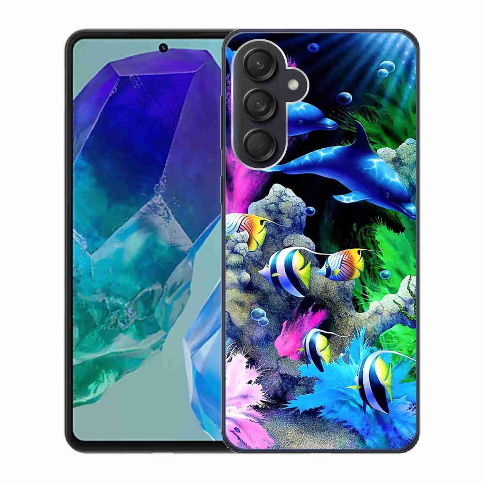 Gelový obal mmCase na Samsung Galaxy M55 5G - mořský svět