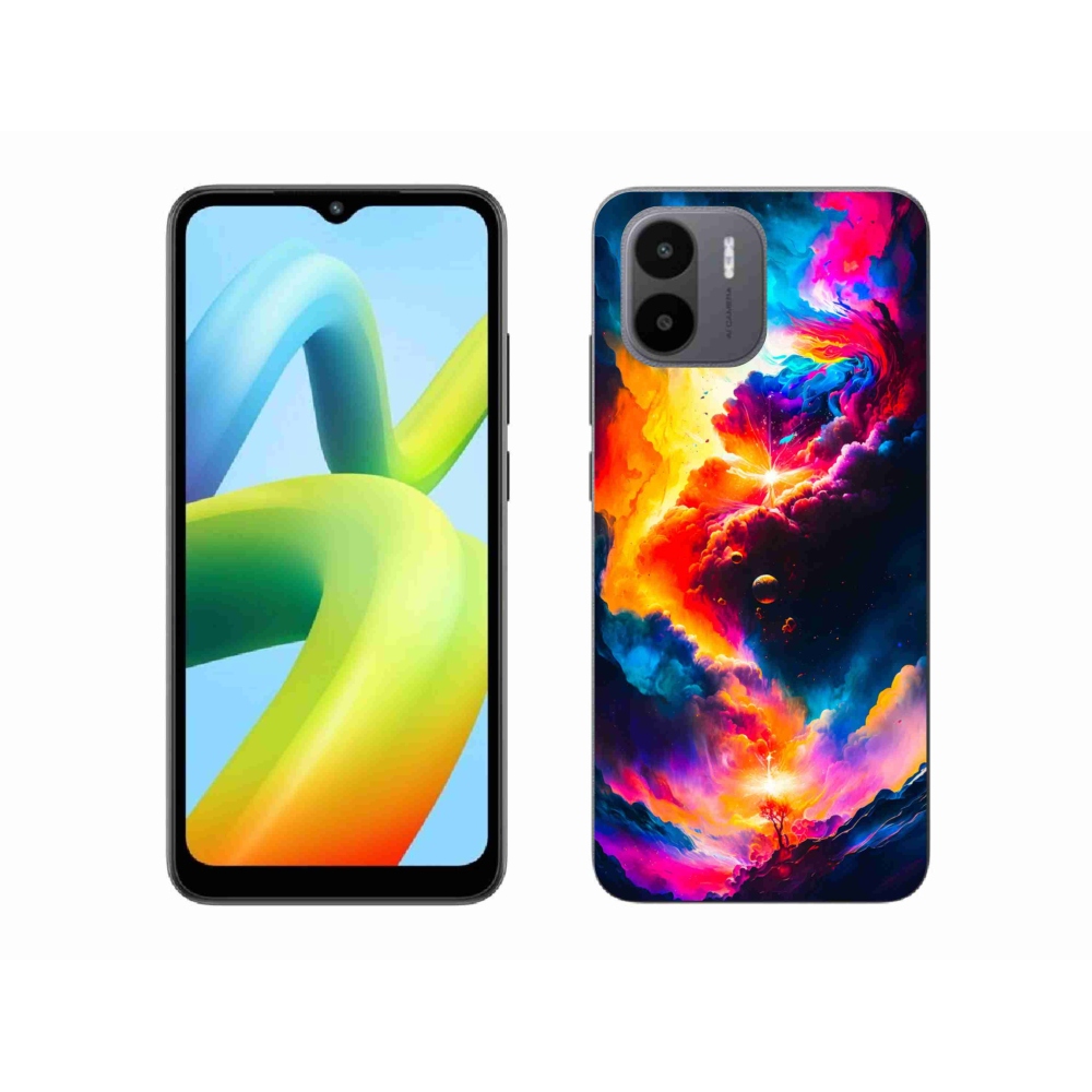 Gelový kryt mmCase na Xiaomi Redmi A1/Redmi A2 - abstraktní motiv