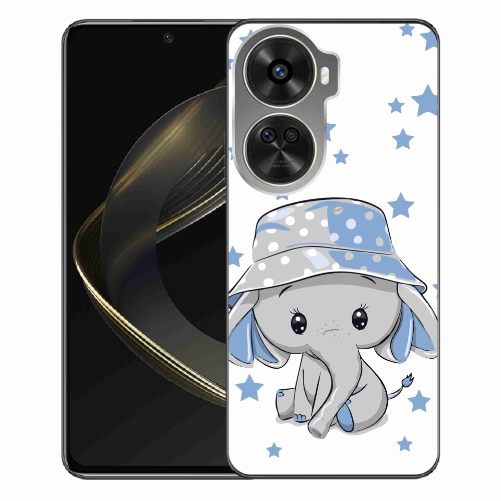 Gelový kryt mmCase na Huawei Nova 12 SE - modrý slon