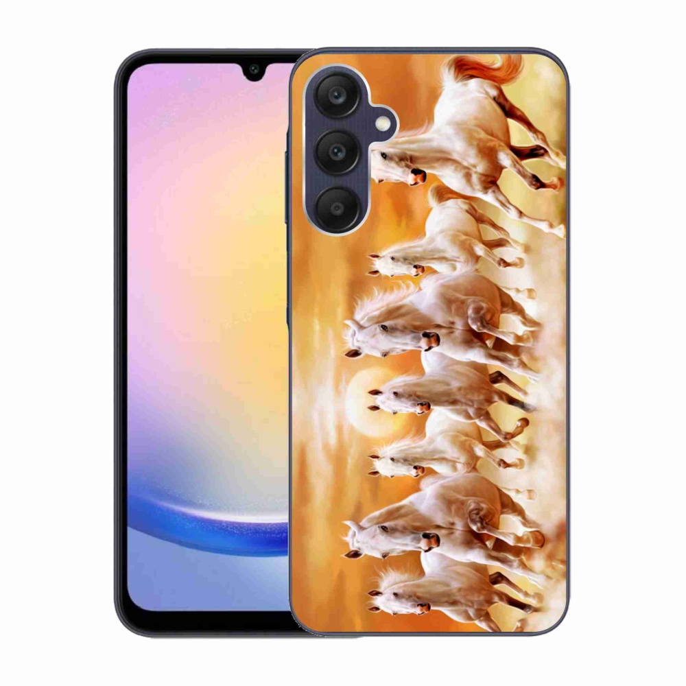 Gelový obal mmCase na Samsung Galaxy A25 5G - koně 2
