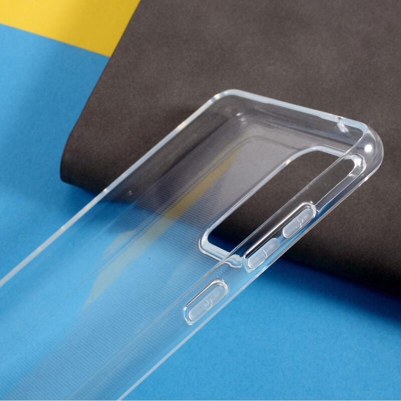 Zesílený gelový obal na telefon Samsung Galaxy A72 5G - průhledný