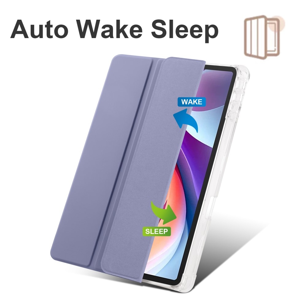 Case chytré zavírací pouzdro na Lenovo Tab M11/Tab K11 - fialové
