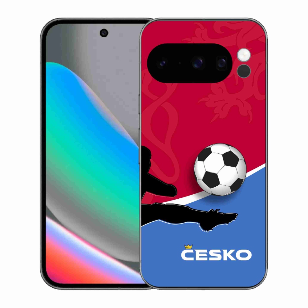 Gelový kryt mmCase na Google Pixel 10 Pro - fotbal Česko 2