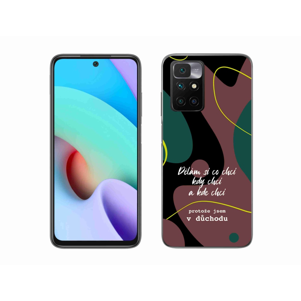 Gelový kryt mmCase na Xiaomi Redmi 10/Redmi 10 (2022) - vtipný text 10 černé pozadí
