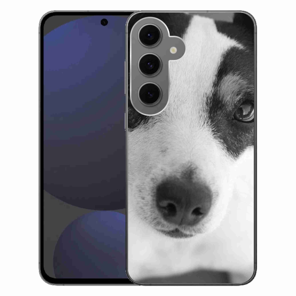 Gelový kryt mmCase na Samsung Galaxy S24 FE - pes