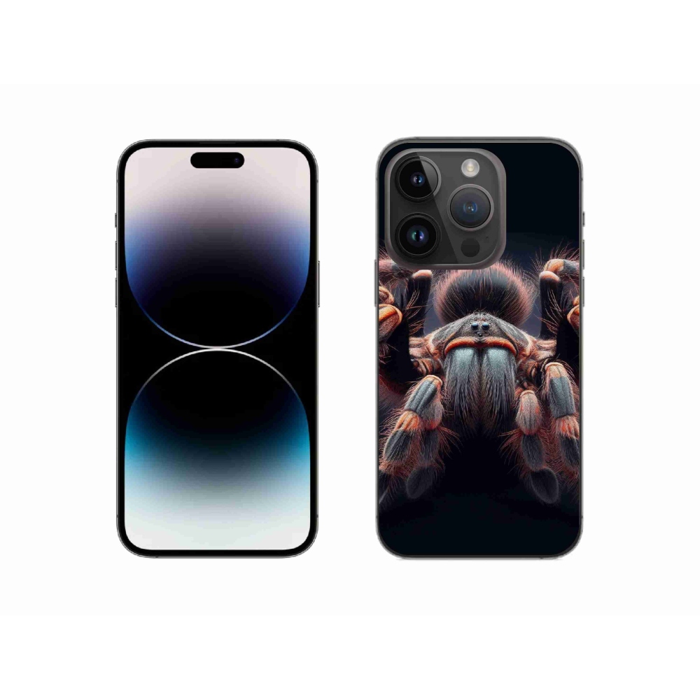 Gelový kryt mmCase na iPhone 14 Pro - tarantule
