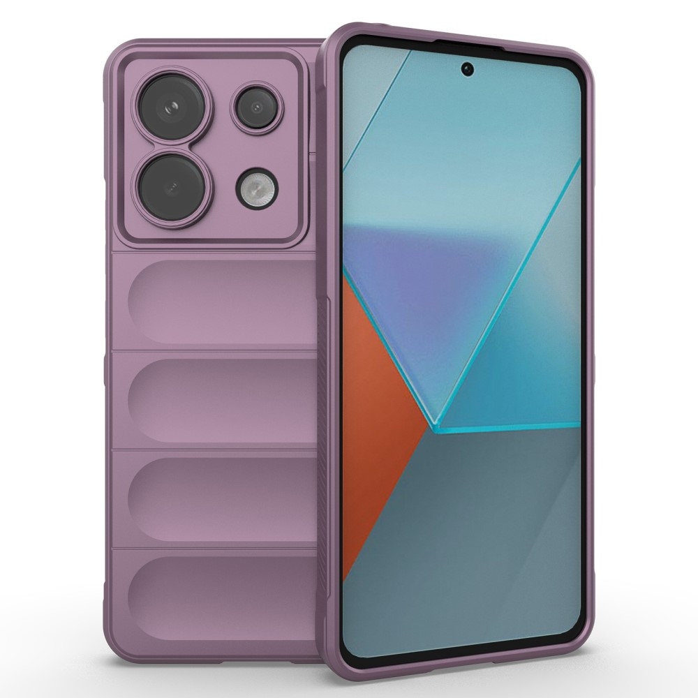 Rugg odolný gelový obal na Xiaomi Redmi Note 13 Pro 5G/Poco X6 5G - světlefialový