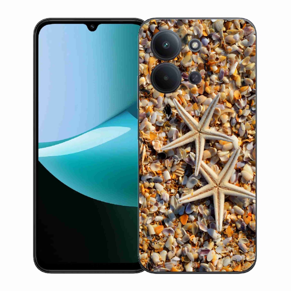 Gelový kryt mmCase na Xiaomi Redmi 15C 4G (171mm)/Poco C85 4G (171mm) - mořské hvězdice