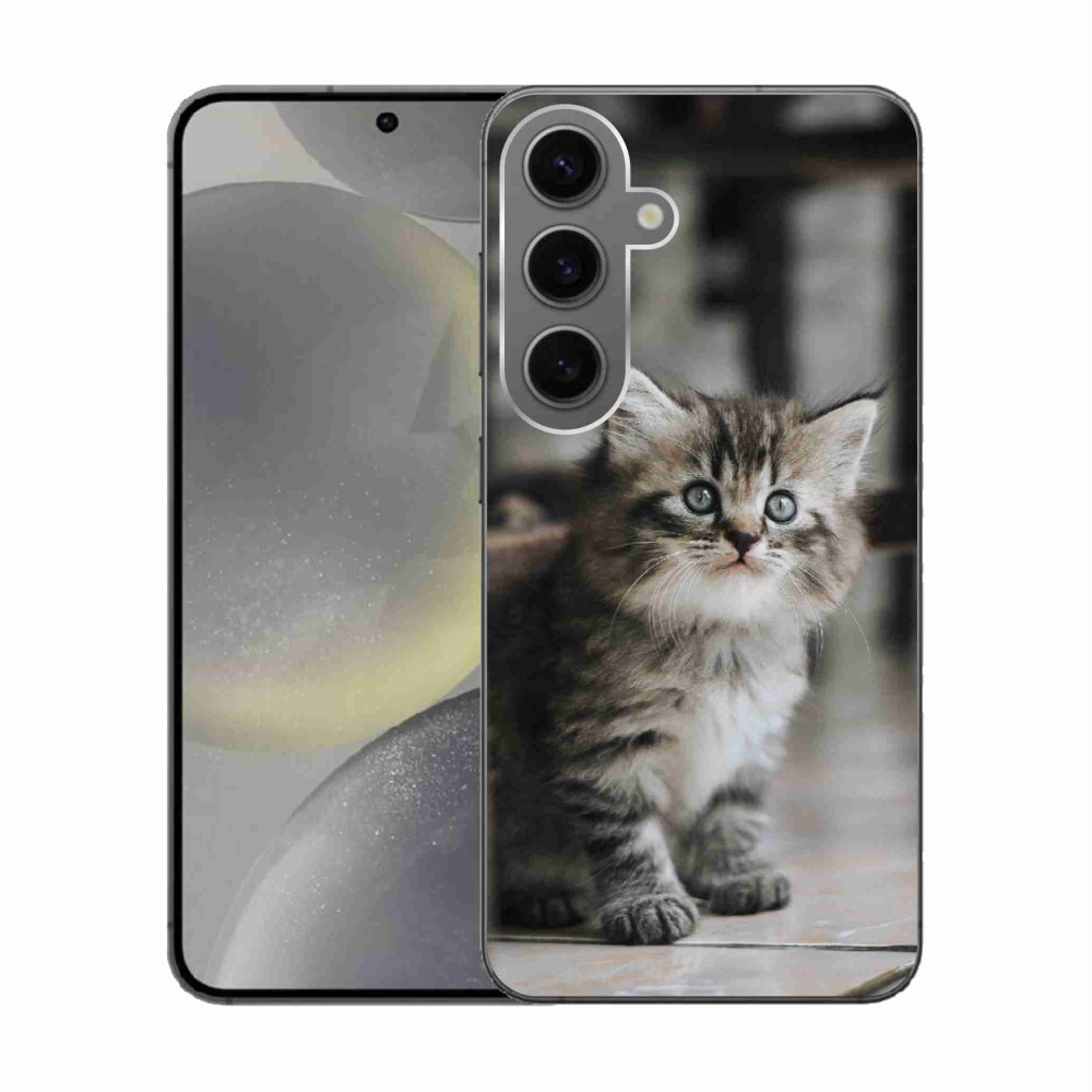 Gelový kryt mmCase na Samsung Galaxy S24 - koťátko
