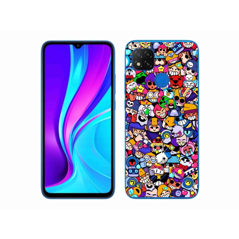 Gelový kryt mmCase na Xiaomi Redmi 9C - brawl stars 2