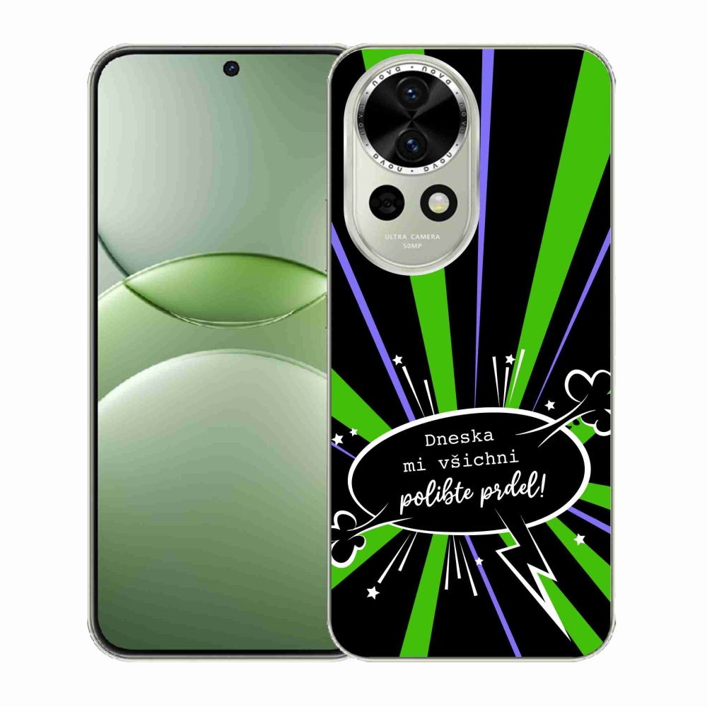 Gelový kryt mmCase na Huawei Nova 13 5G - vtipný text 15 černé pozadí