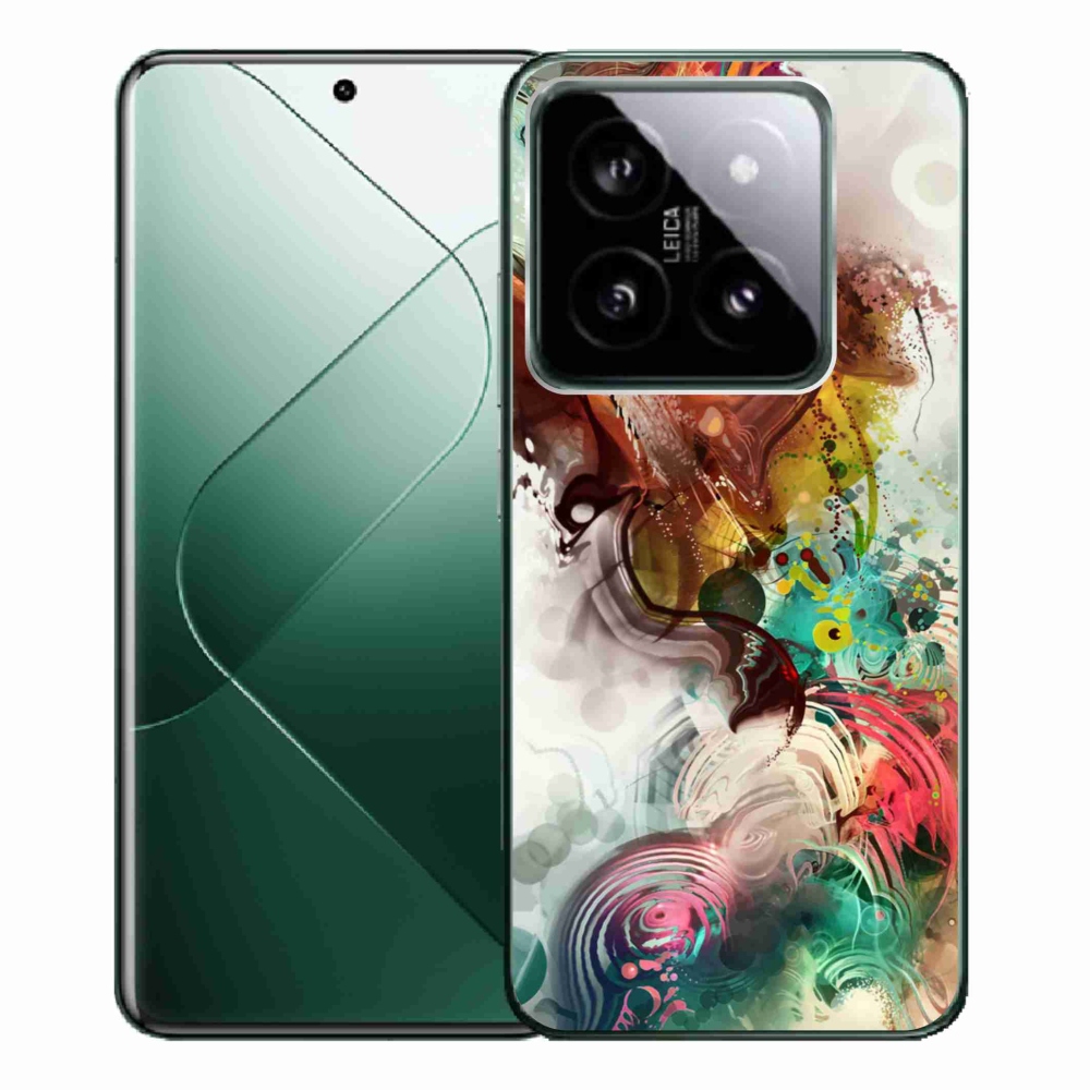 Gelový kryt mmCase na Xiaomi 14 Pro - abstrakt 1