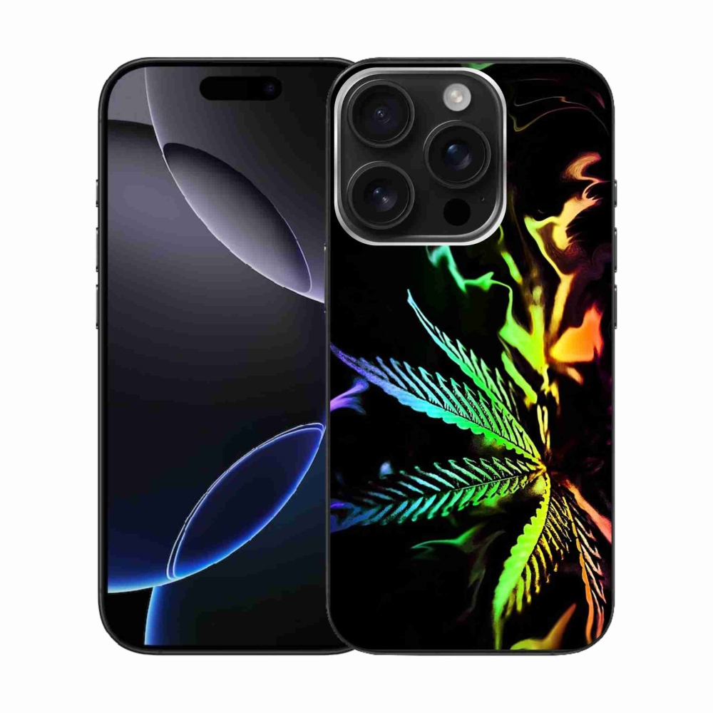 Gelový kryt mmCase na iPhone 16 Pro - konopí 2