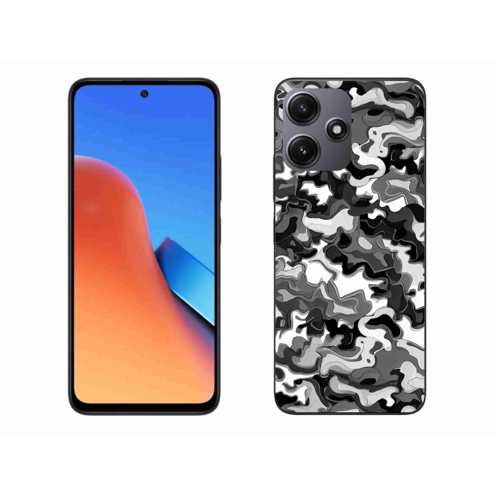 Gelový kryt mmCase na Xiaomi Redmi 12 5G - maskáčový vzor 3