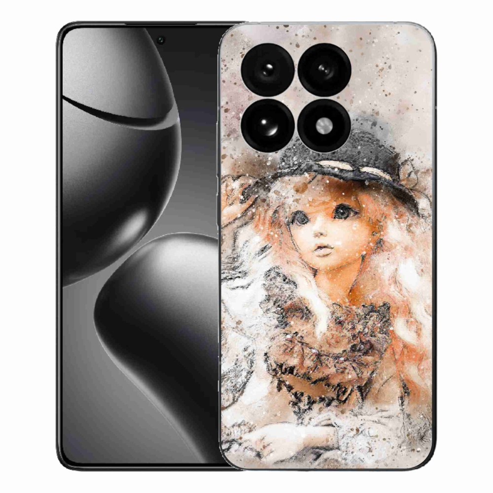 Gelový kryt mmCase na Xiaomi 15T - holčička s kloboukem