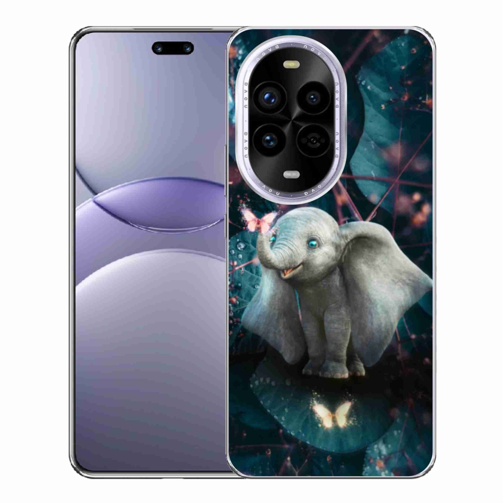 Gelový kryt mmCase na Huawei Nova 13 Pro 5G - roztomilý slon