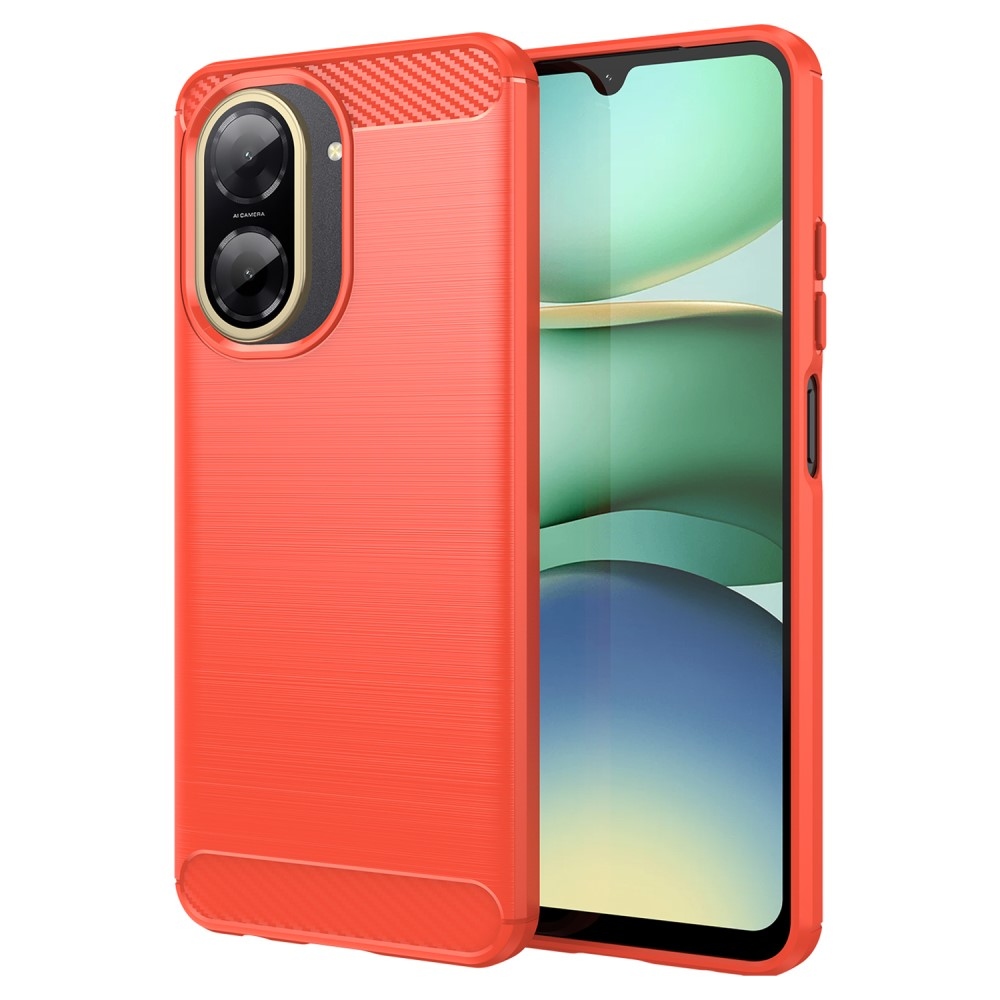Carbon odolný gelový obal na Xiaomi Redmi A5 (171.7x77.8x8.3mm) - červený