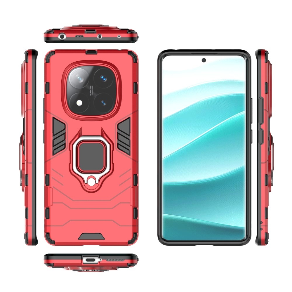 Guardy odolný kryt na Xiaomi Redmi Note 14 Pro - červený
