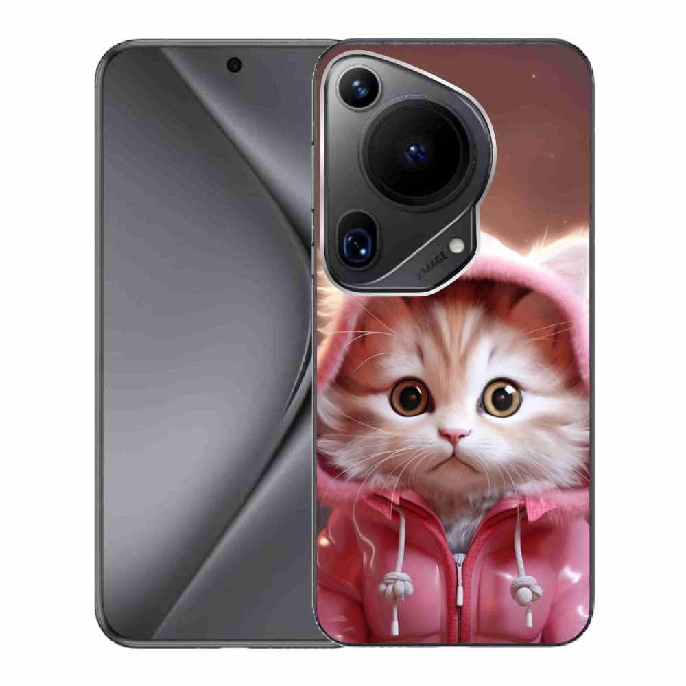 Gelový kryt mmCase na Huawei Pura 70 Ultra - roztomilé kotě 3