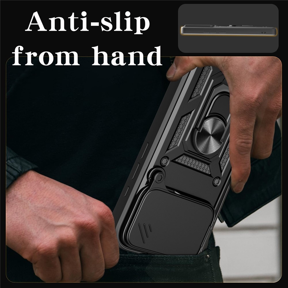 Ring odolný kryt na iPhone 17 Pro - černý