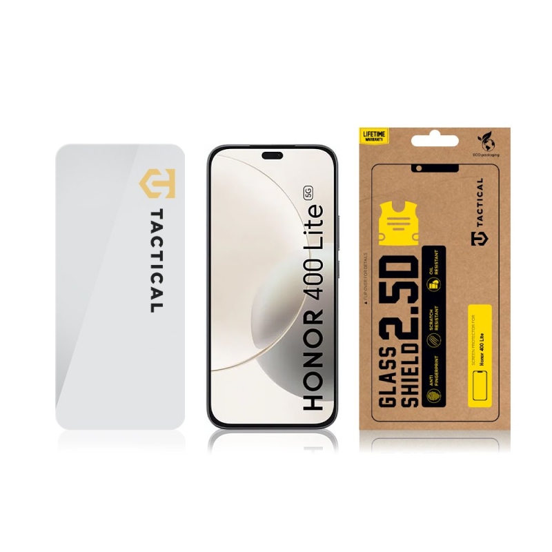 Tactical Glass Shield 2.5D sklo pro Honor 400 Lite Clear
