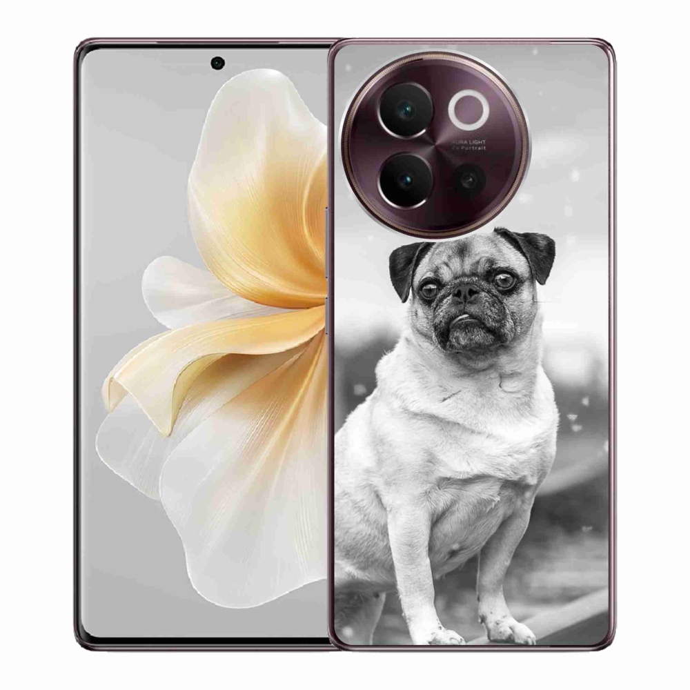Gelový obal mmCase na Vivo V40 Lite 5G - mops