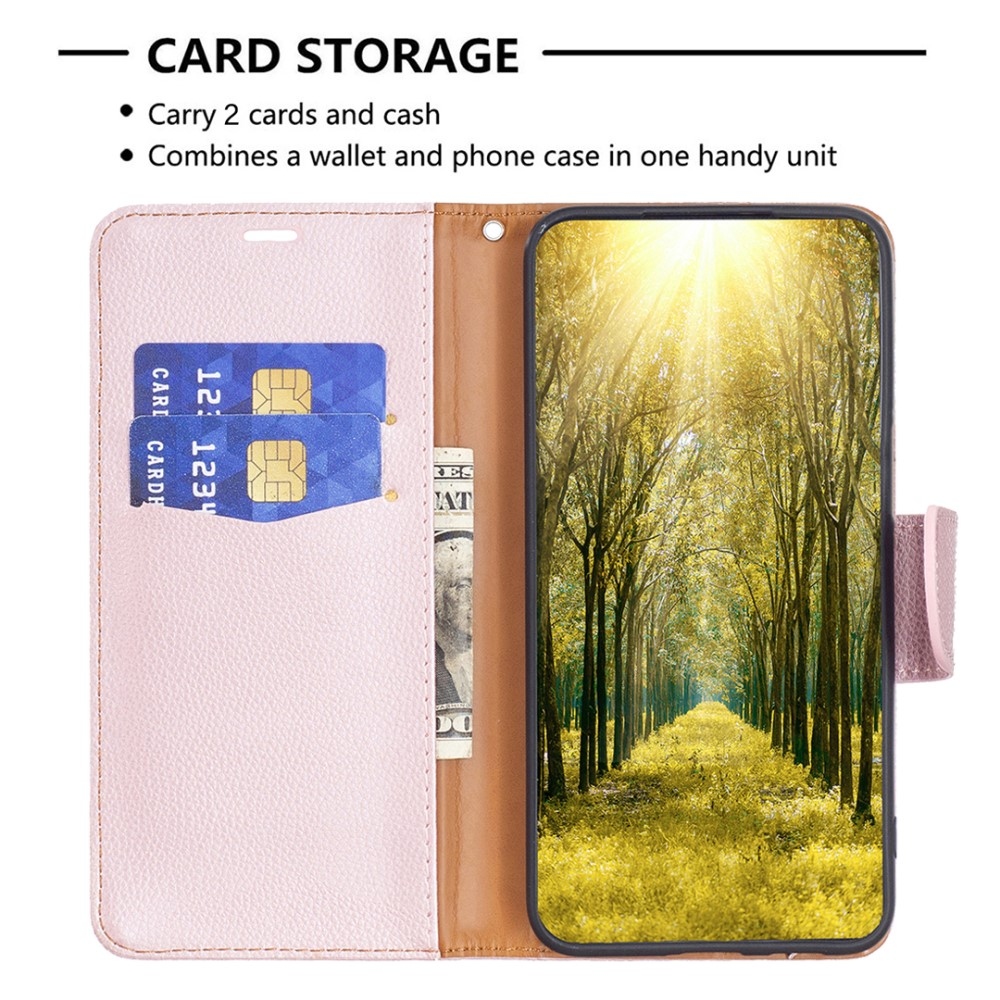 Stand knížkové pouzdro na Xiaomi Redmi Note 13 Pro 5G/Poco X6 5G - růžovozlaté