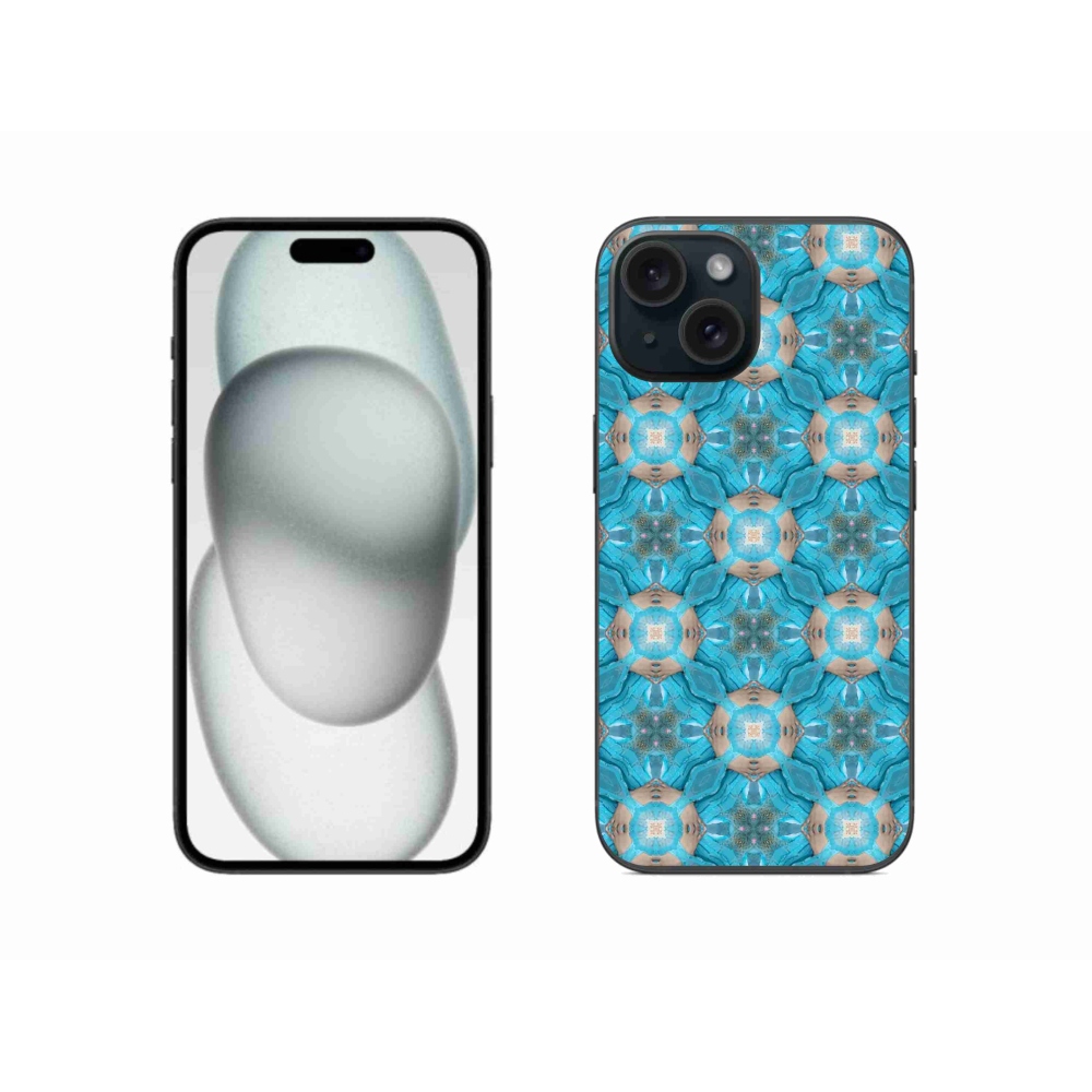 Gelový kryt mmCase na iPhone 15 - abstraktní motiv 12