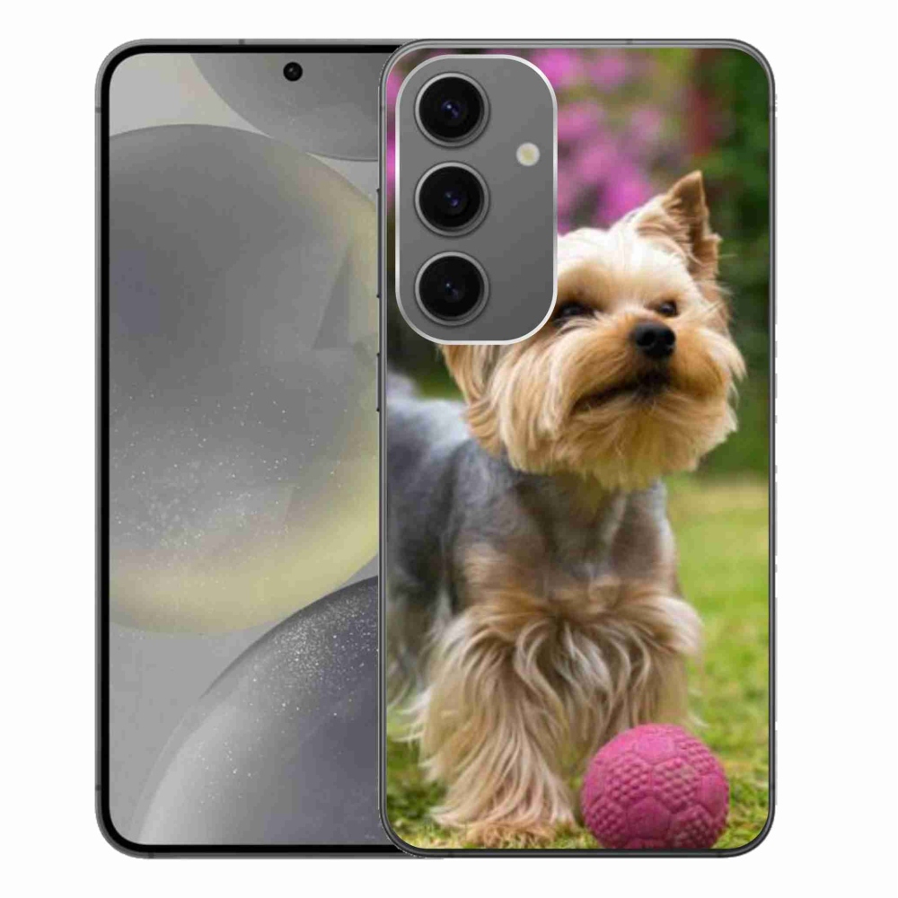 Gelový obal mmCase na Samsung Galaxy S24+ - jorkšír 4