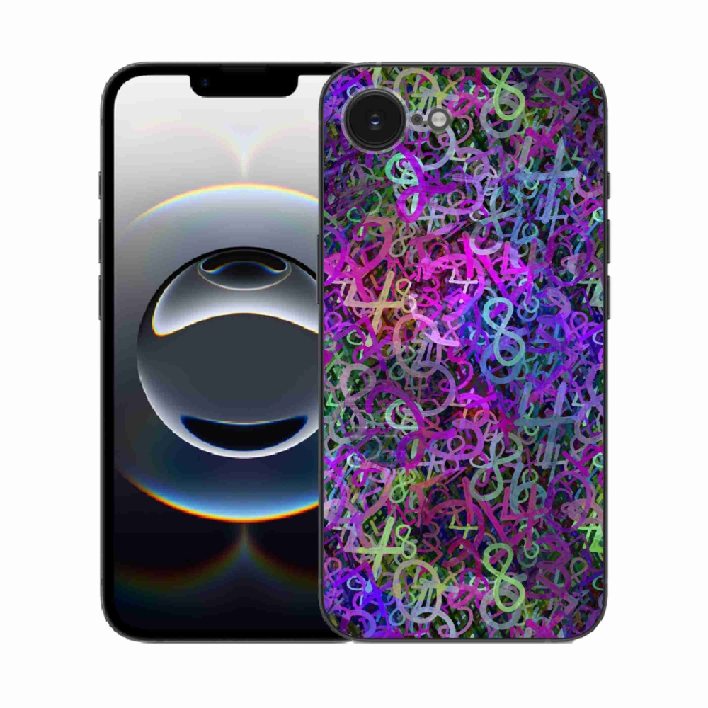 Gelový kryt mmCase na iPhone 16e - abstraktní motiv 25