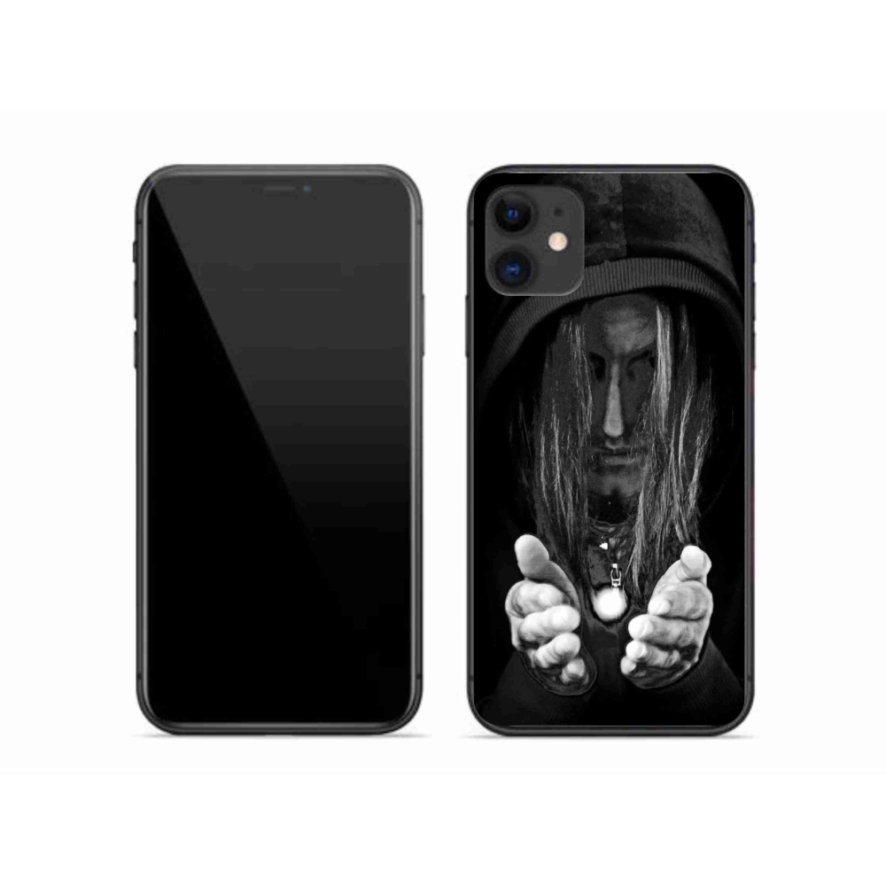 Gelový kryt mmCase na iPhone 11 - tajemná osoba