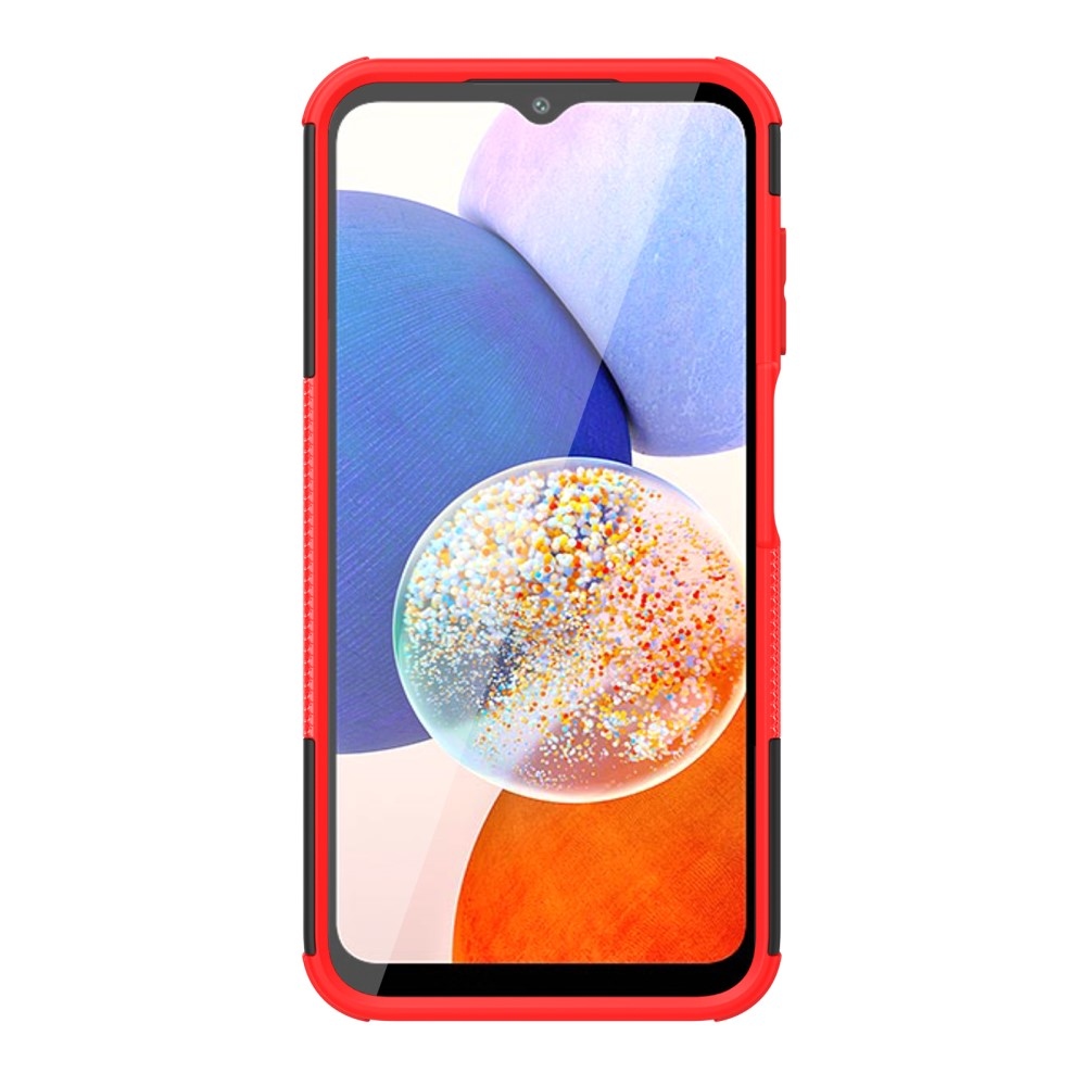Kick odolný hybridní kryt na Samsung Galaxy A15 4G/5G - červený
