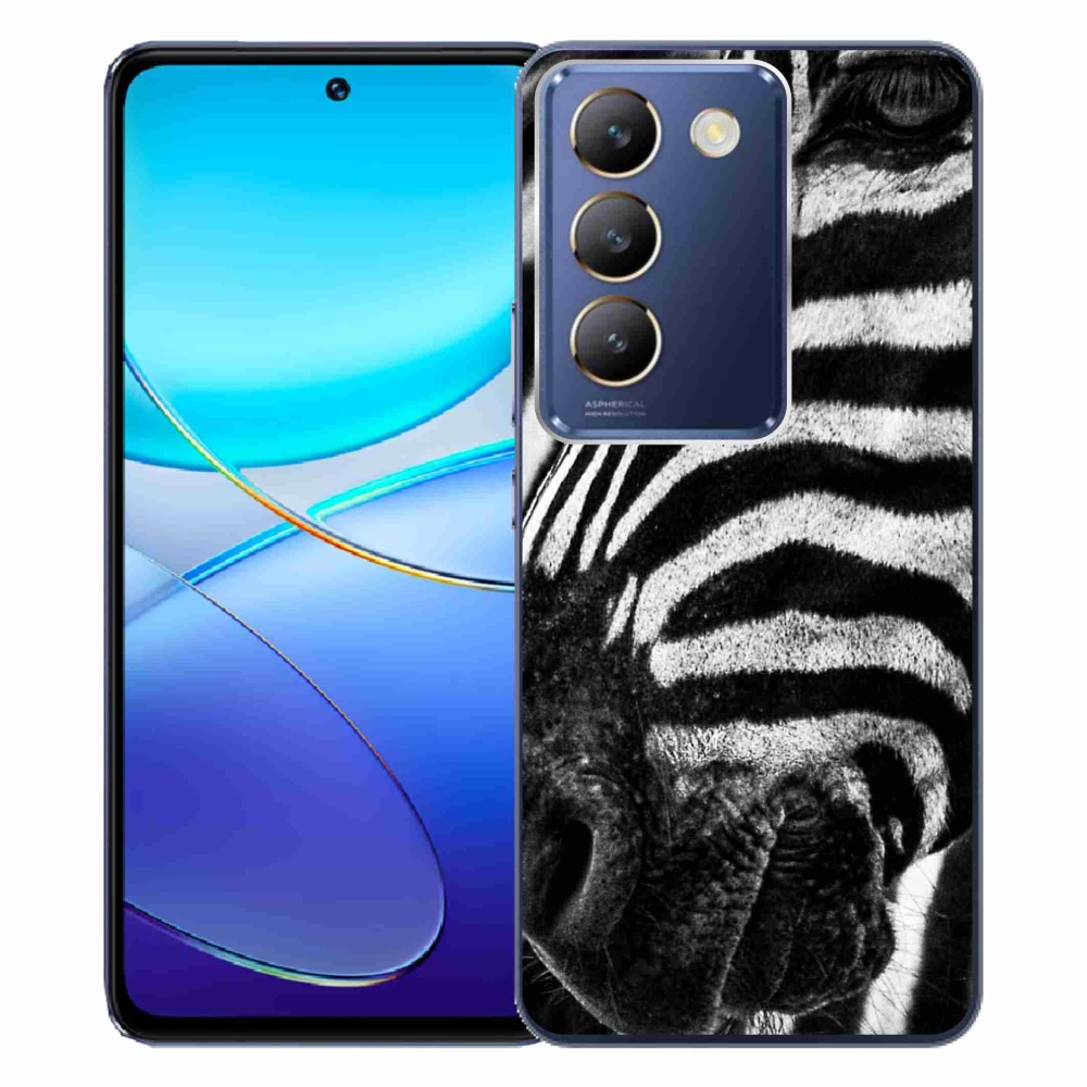 Gelový kryt mmCase na Vivo V40 SE 4G/5G - zebra