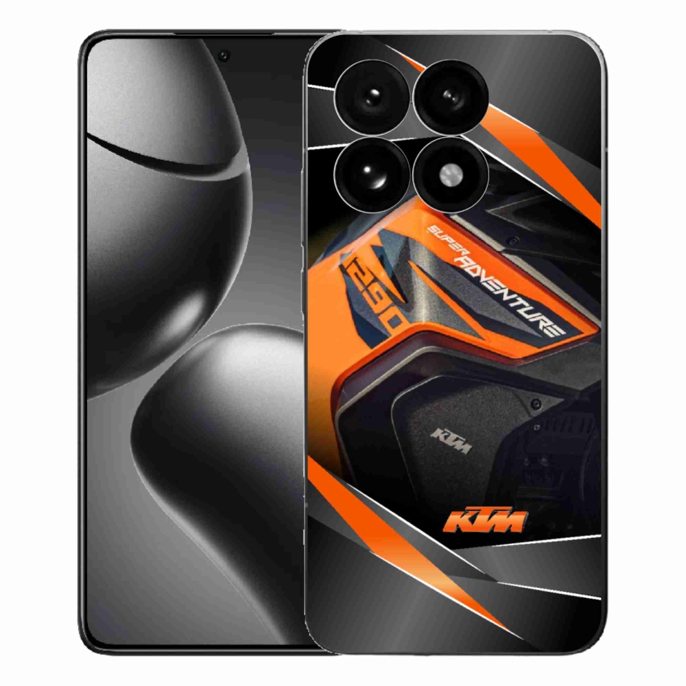 Gelový kryt mmCase na Xiaomi 15T - motorka ktm