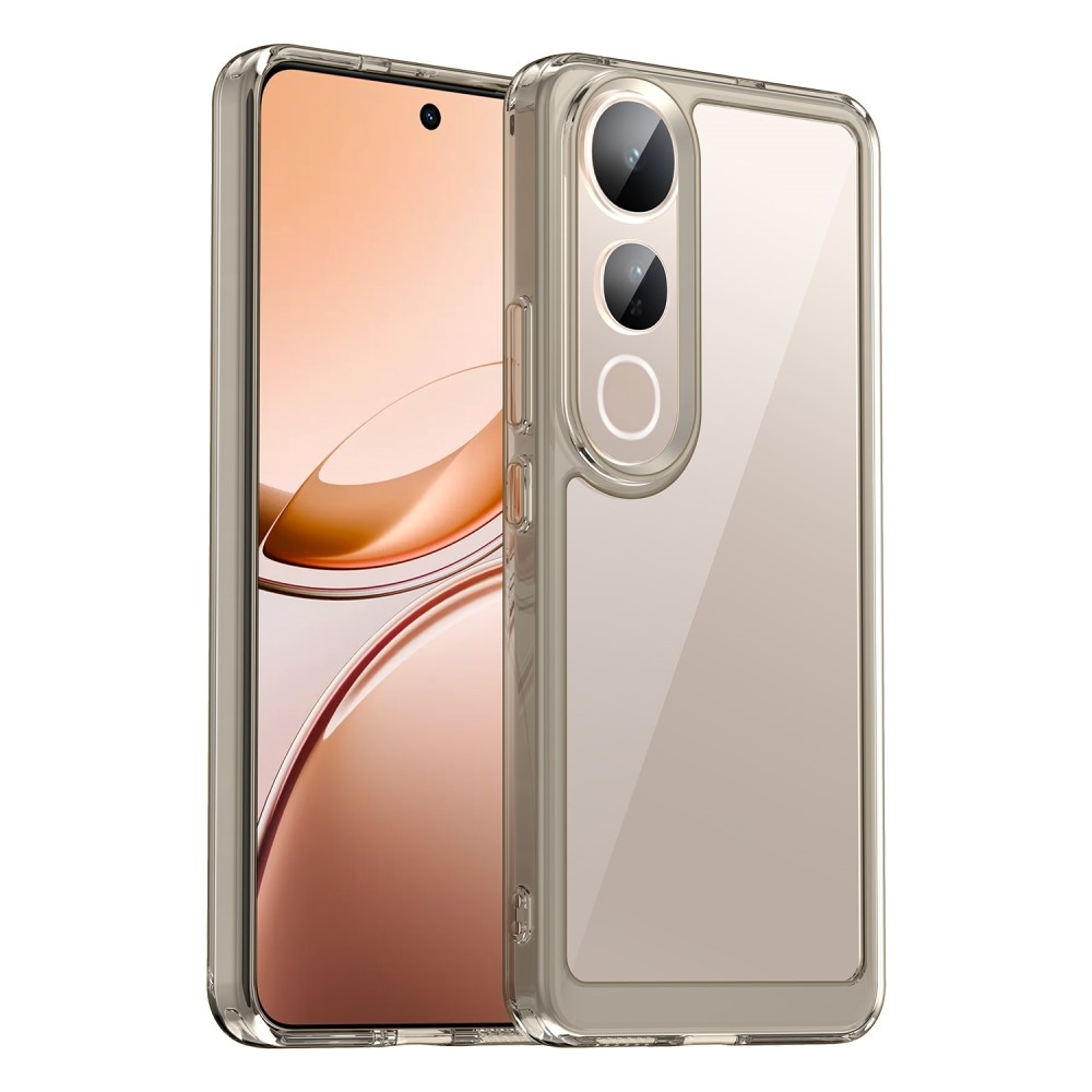 Gelový obal s pevnými zády na Vivo V50 Lite 4G/5G - šedý