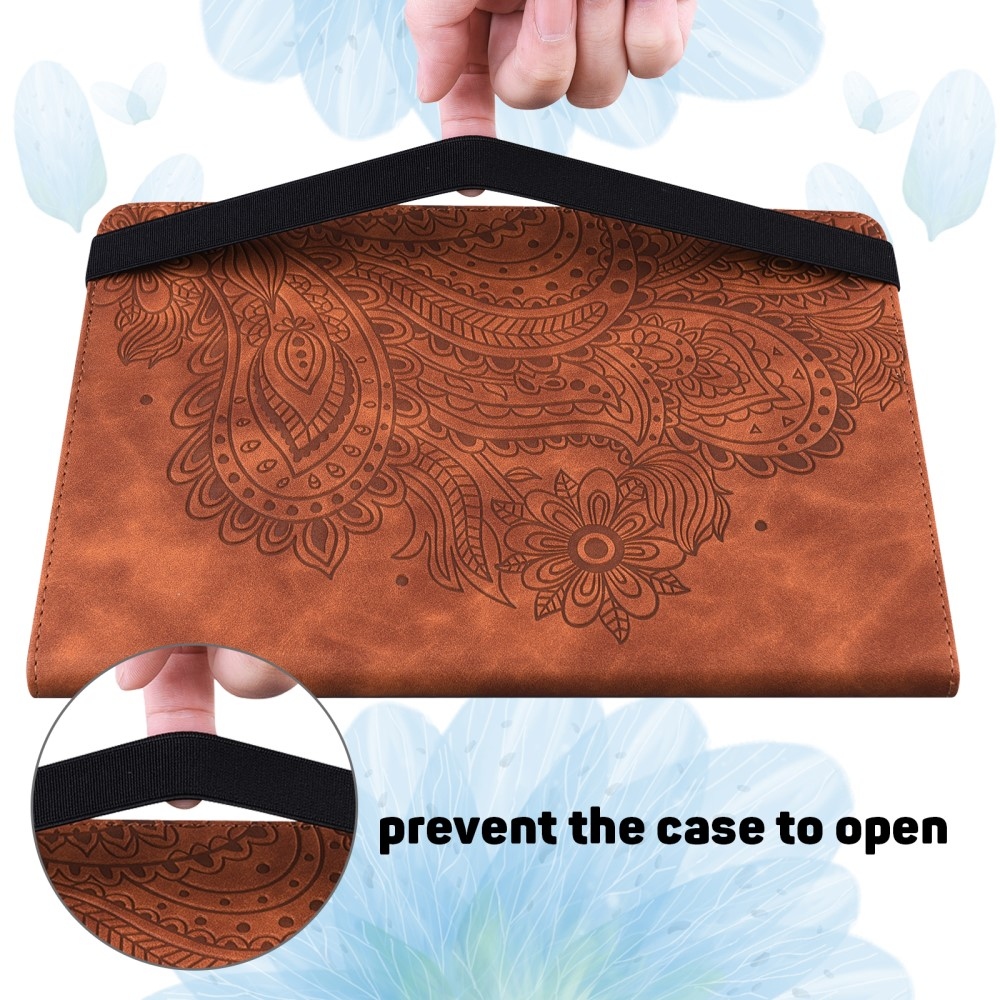 Imprint zavírací pouzdro na Xiaomi Pad 6 - hnědé