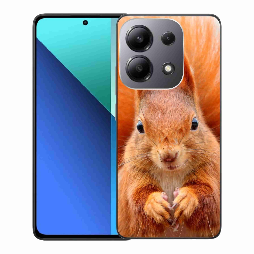 Gelový kryt mmCase na Xiaomi Redmi Note 13 - veverka
