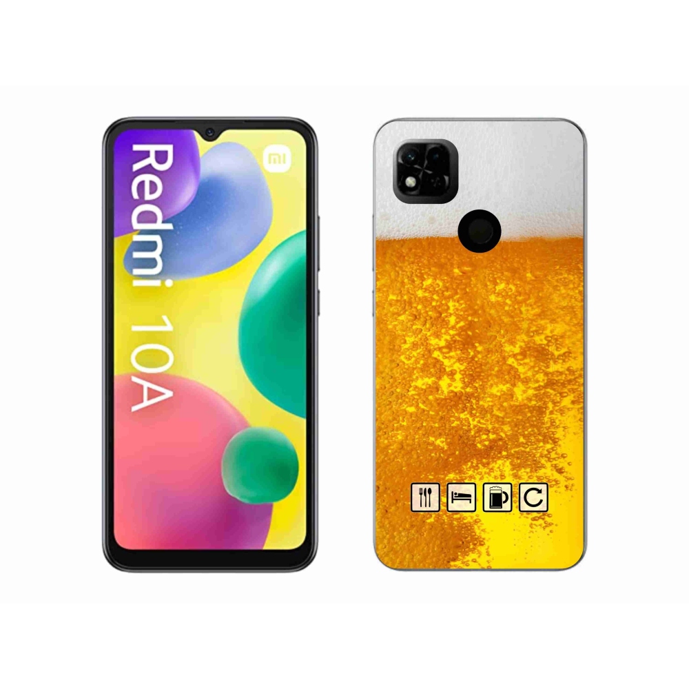 Gelový kryt mmCase na Xiaomi Redmi 10A - pivní motiv 3