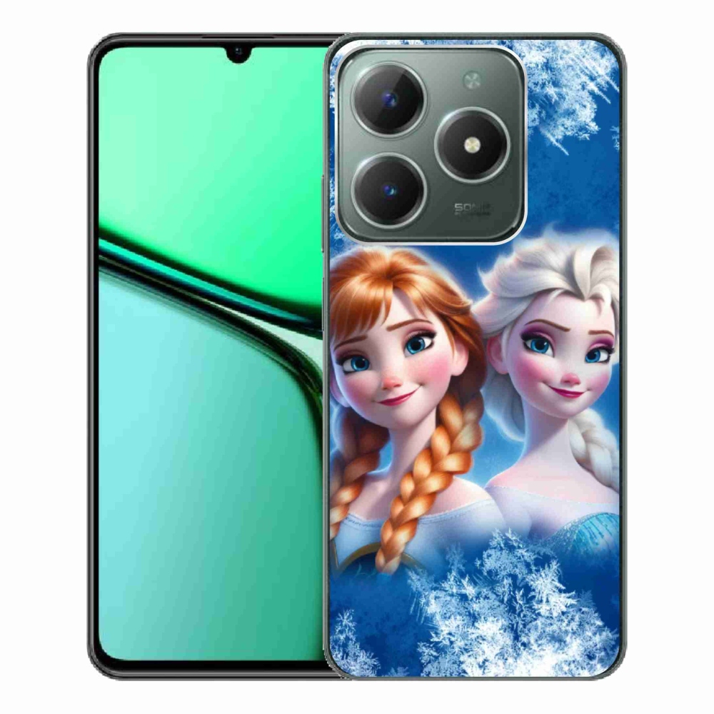 Gelový kryt mmCase na Realme C61 - ledové království 2