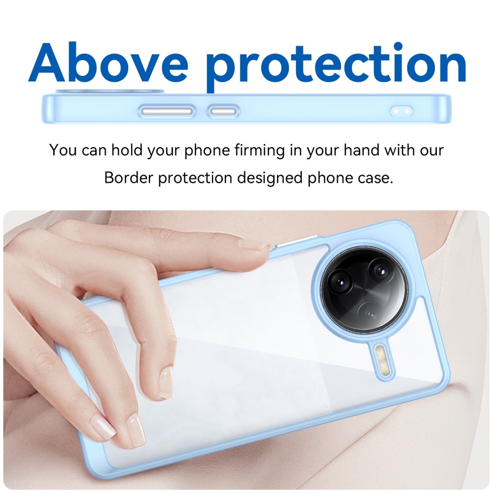 Gelový obal s pevnými zády na Xiaomi Poco F7 Ultra - modrý