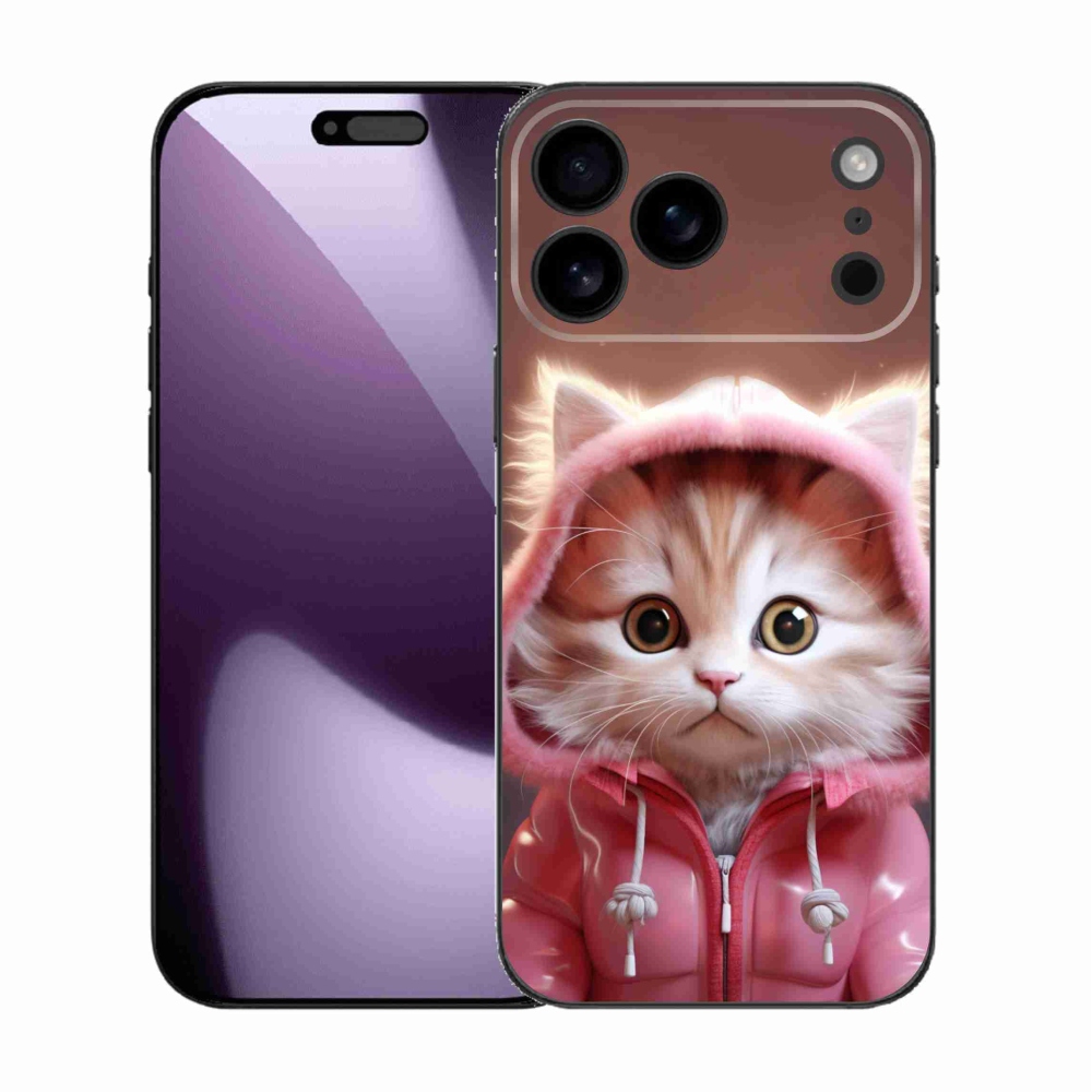 Gelový kryt mmCase na iPhone 17 Pro Max - roztomilé kotě 3