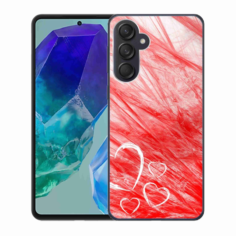 Gelový kryt mmCase na Samsung Galaxy M55 5G - heart