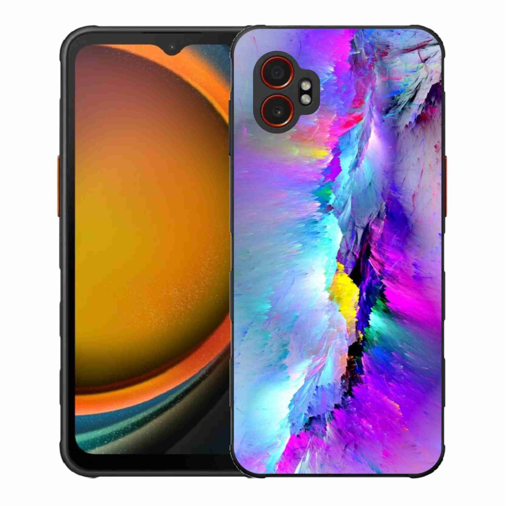 Gelový kryt mmCase na Samsung Galaxy Xcover 7 Pro - abstrakt