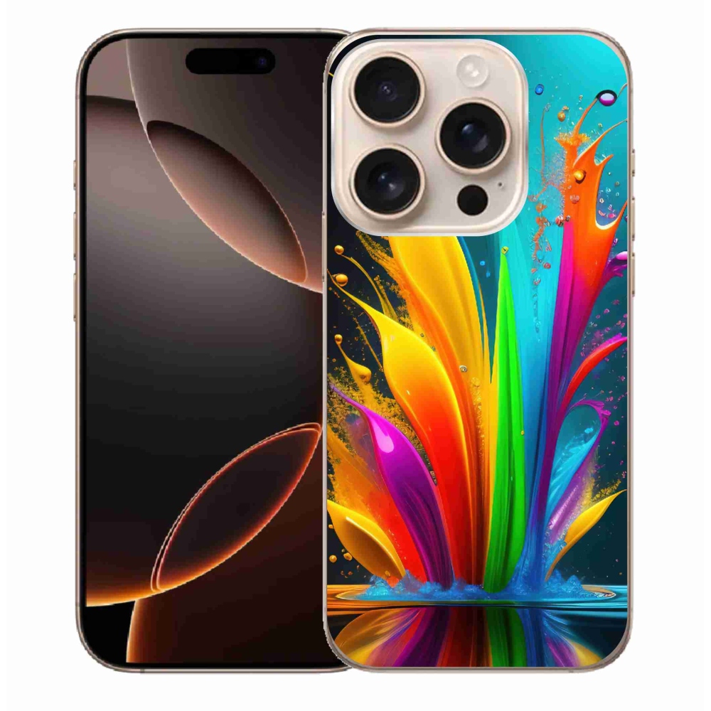 Gelový kryt mmCase na iPhone 16 Pro Max - abstraktní motiv 1